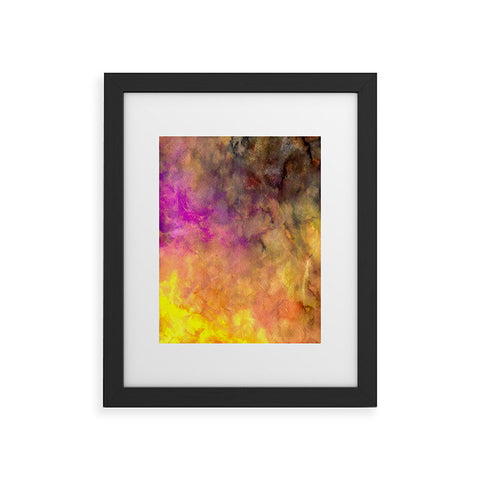 Sophia Buddenhagen Purple Abyss Framed Art Print