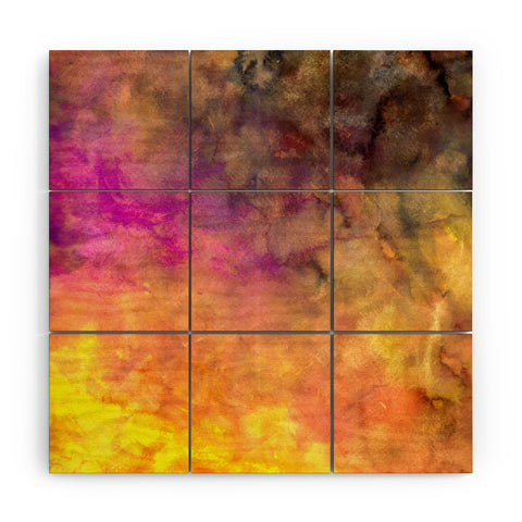 Sophia Buddenhagen Purple Abyss Wood Wall Mural