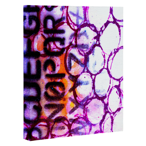 Sophia Buddenhagen Purple Circles Art Canvas