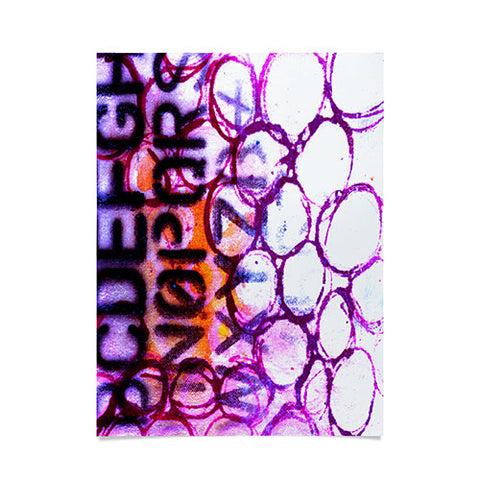 Sophia Buddenhagen Purple Circles Poster