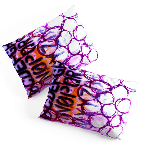 Sophia Buddenhagen Purple Circles Pillow Shams