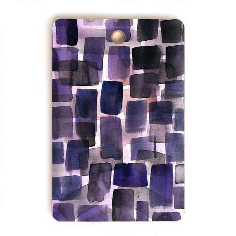 Sophia Buddenhagen Purple Dawn Cutting Board Rectangle