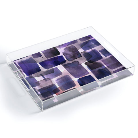 Sophia Buddenhagen Purple Dawn Acrylic Tray