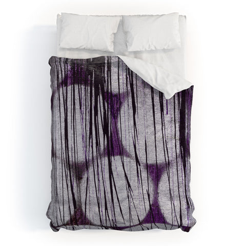Sophia Buddenhagen Purple Spotlight Duvet Cover