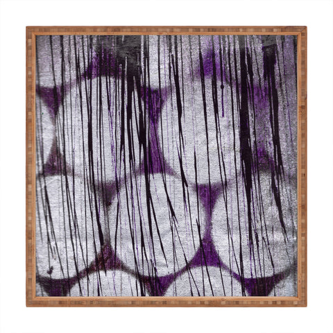 Sophia Buddenhagen Purple Spotlight Square Tray