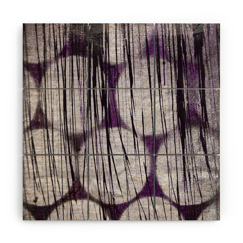 Sophia Buddenhagen Purple Spotlight Wood Wall Mural
