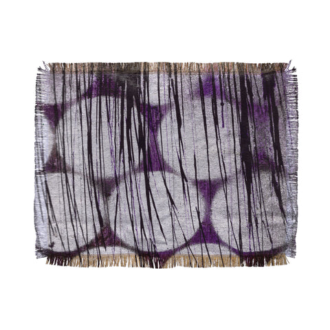 Sophia Buddenhagen Purple Spotlight Throw Blanket