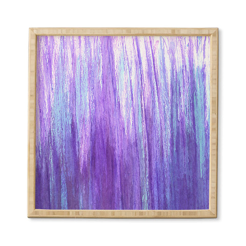 Sophia Buddenhagen Purple Stream Framed Wall Art