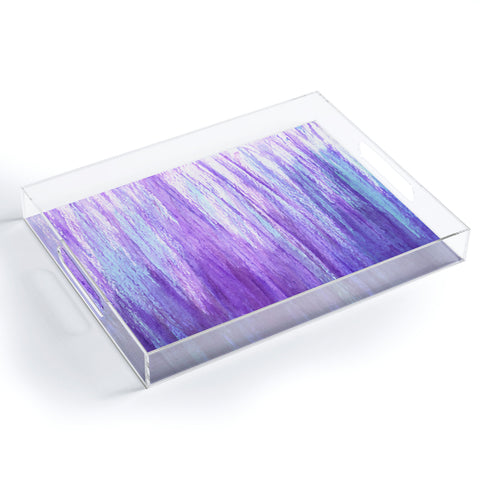 Sophia Buddenhagen Purple Stream Acrylic Tray