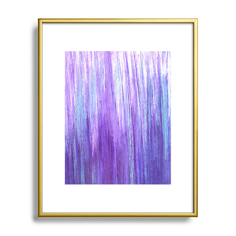 Sophia Buddenhagen Purple Stream Metal Framed Art Print