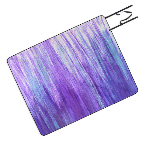 Sophia Buddenhagen Purple Stream Picnic Blanket