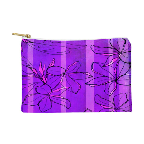 Sophia Buddenhagen Radiant Plumeria Pouch