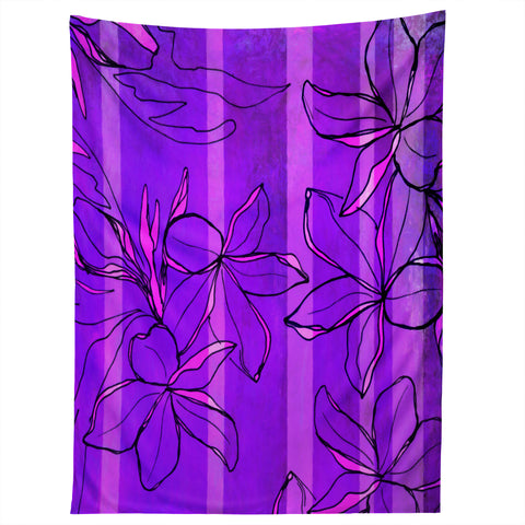 Sophia Buddenhagen Radiant Plumeria Tapestry