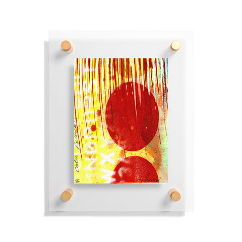 Sophia Buddenhagen Red Circle Floating Acrylic Print