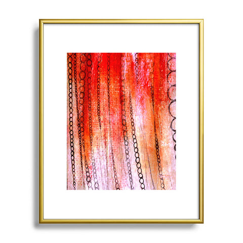 Sophia Buddenhagen Red Stain Metal Framed Art Print