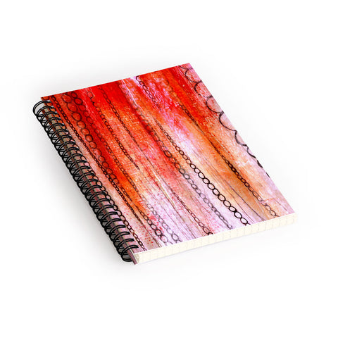 Sophia Buddenhagen Red Stain Spiral Notebook