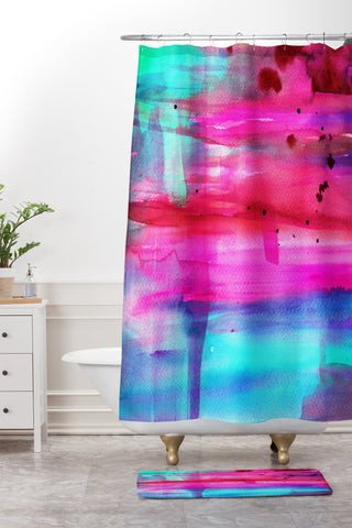 Sophia Buddenhagen Reflection Shower Curtain And Mat