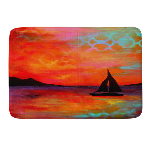 Sophia Buddenhagen Sail Away With Me Memory Foam Bath Mat