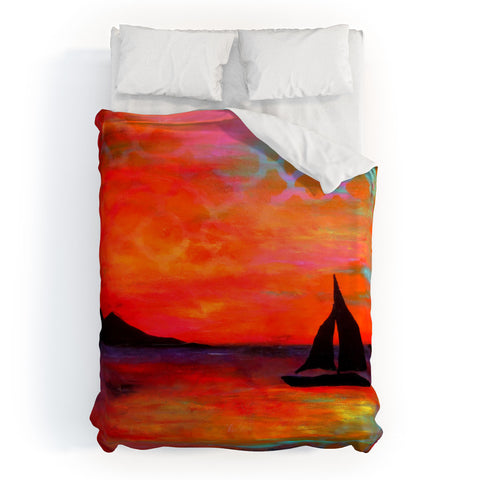 Sophia Buddenhagen Sail Away With Me Duvet Cover