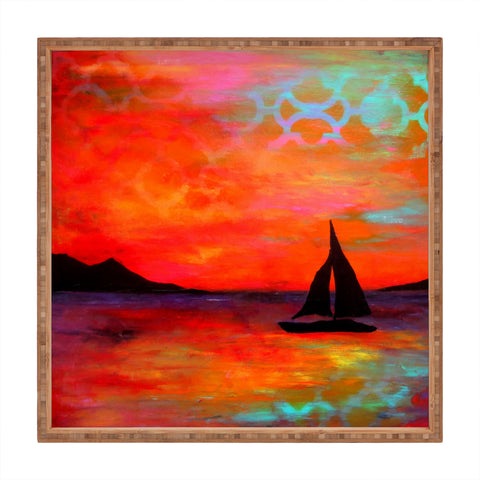 Sophia Buddenhagen Sail Away With Me Square Tray