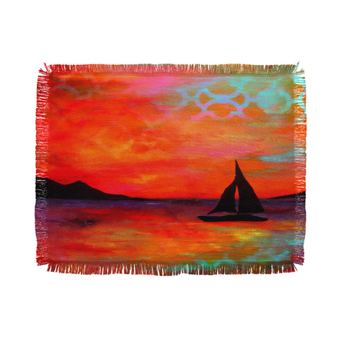 Sophia Buddenhagen Sail Away With Me Throw Blanket