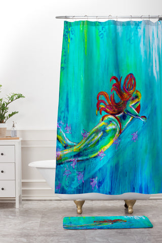 Sophia Buddenhagen Satisfy My Soul Shower Curtain And Mat