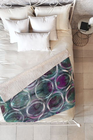 Sophia Buddenhagen Sea Jewels Fleece Throw Blanket