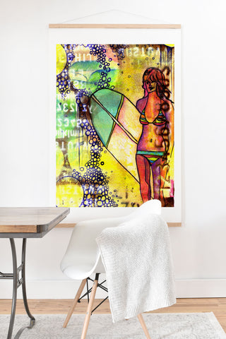 Sophia Buddenhagen Surfer Girl Art Print And Hanger