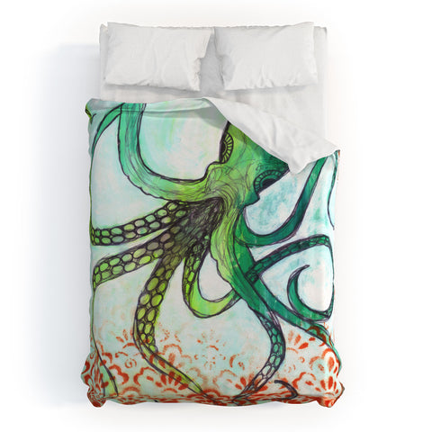 Sophia Buddenhagen The Octopus Duvet Cover