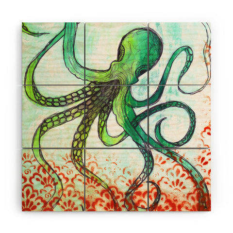 Sophia Buddenhagen The Octopus Wood Wall Mural