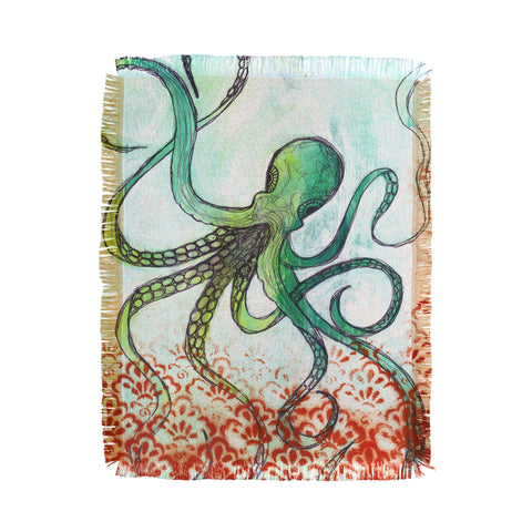 Sophia Buddenhagen The Octopus Throw Blanket