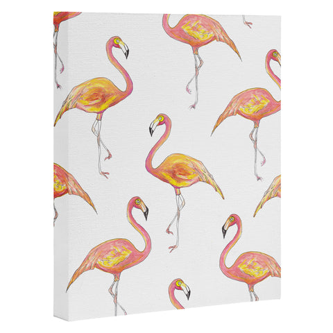Sophia Buddenhagen The Pink Flamingos Art Canvas