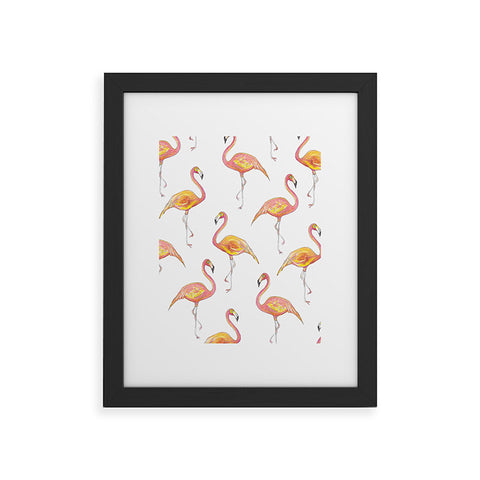 Sophia Buddenhagen The Pink Flamingos Framed Art Print