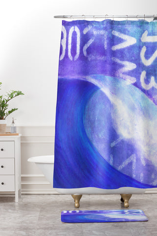 Sophia Buddenhagen The Wave Shower Curtain And Mat