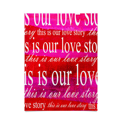 Sophia Buddenhagen This Is Our Love Story Poster