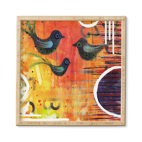 Sophia Buddenhagen Three Birds Framed Wall Art