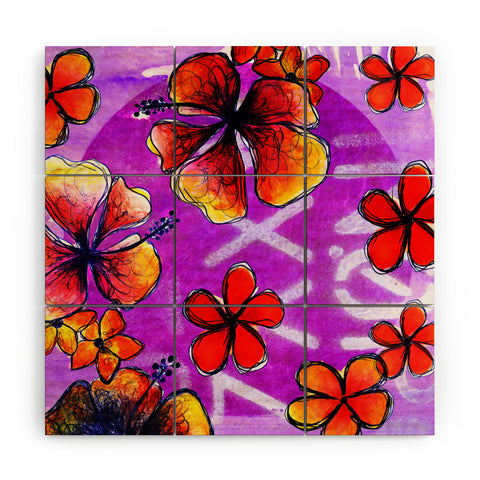 Sophia Buddenhagen Tropical Bali Wood Wall Mural