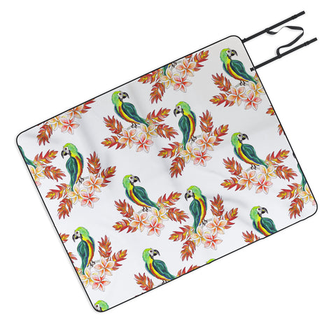 Sophia Buddenhagen Tropical Bird Picnic Blanket