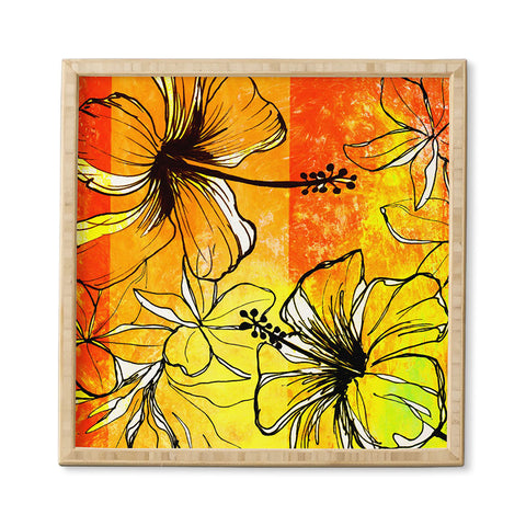 Sophia Buddenhagen Tropical Splash Framed Wall Art