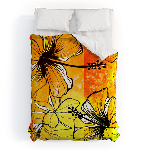 Sophia Buddenhagen Tropical Splash Duvet Cover