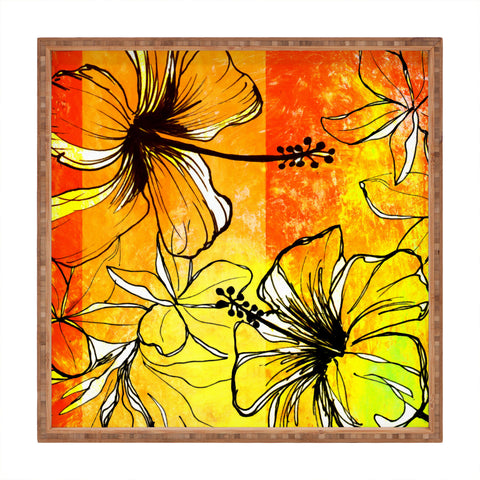 Sophia Buddenhagen Tropical Splash Square Tray