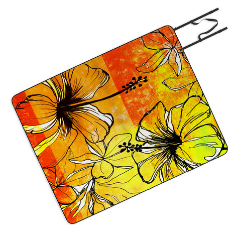 Sophia Buddenhagen Tropical Splash Picnic Blanket