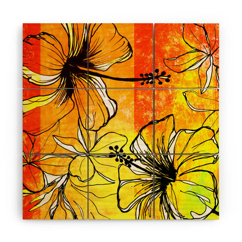 Sophia Buddenhagen Tropical Splash Wood Wall Mural