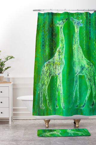 Sophia Buddenhagen Two Of A Kind 1 Shower Curtain And Mat