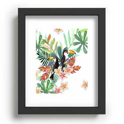Sophia Buddenhagen Two Toucans Recessed Framing Rectangle