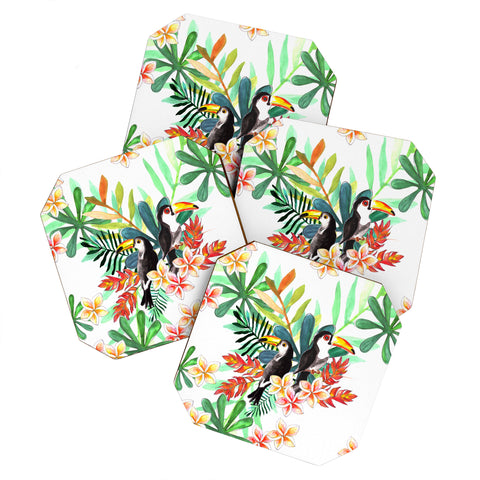 Sophia Buddenhagen Two Toucans Coaster Set