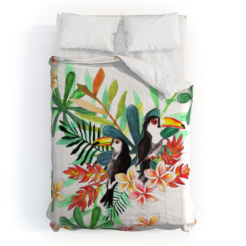 Sophia Buddenhagen Two Toucans Comforter