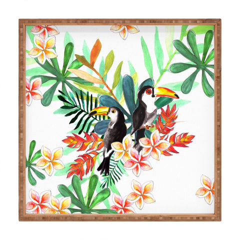 Sophia Buddenhagen Two Toucans Square Tray