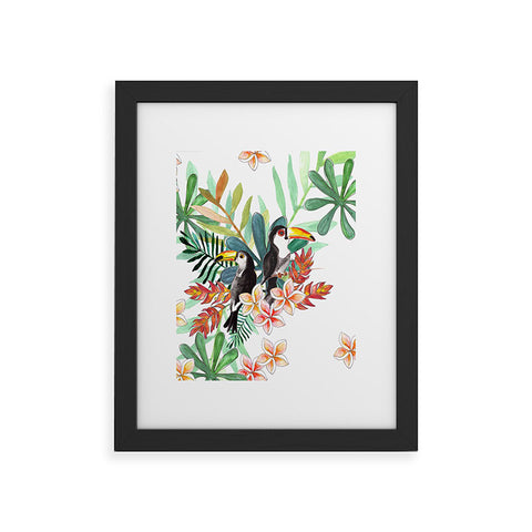 Sophia Buddenhagen Two Toucans Framed Art Print