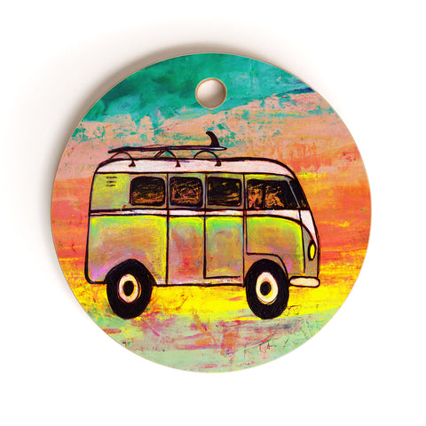 Sophia Buddenhagen Van Life Cutting Board Round